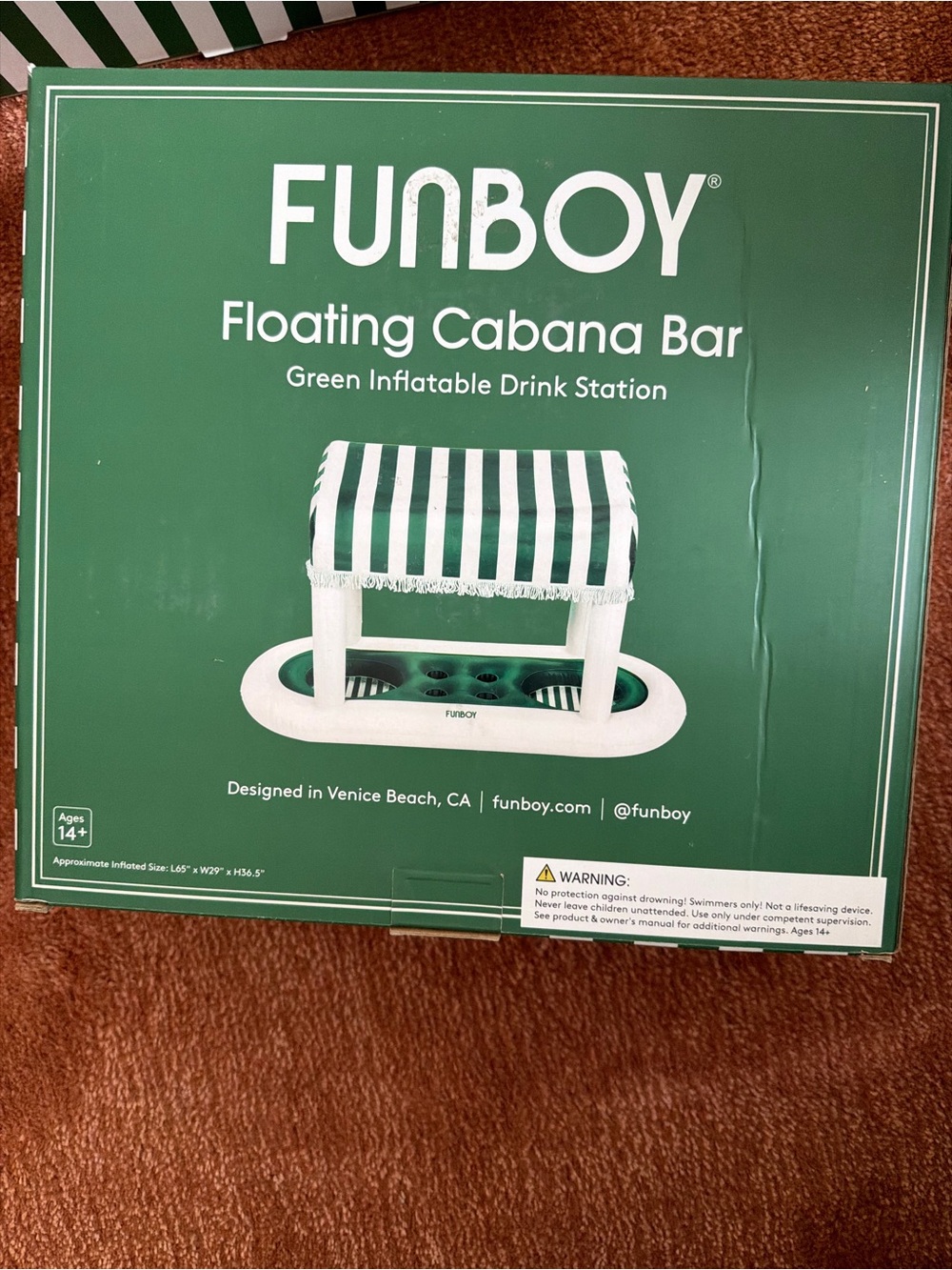 Funboy Floating Cabana Bar - Inflatable Drink Station